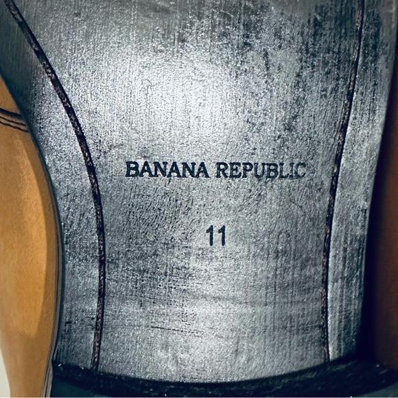 Banana Republic Italian Leather Oxford Ortholite Brown Lace Up, Men’s Size 11 - Picture 16 of 16